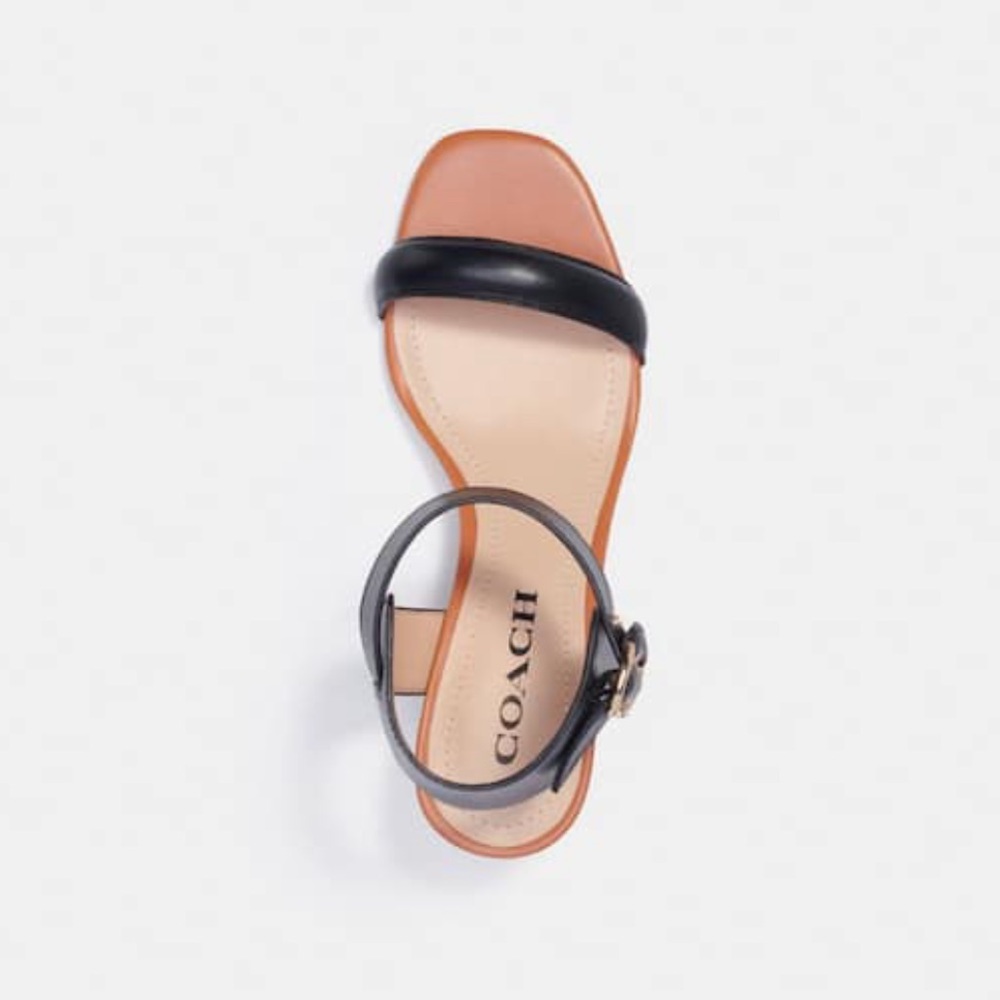 Coach Marci Sandal in Black - Picture 3 of 5
